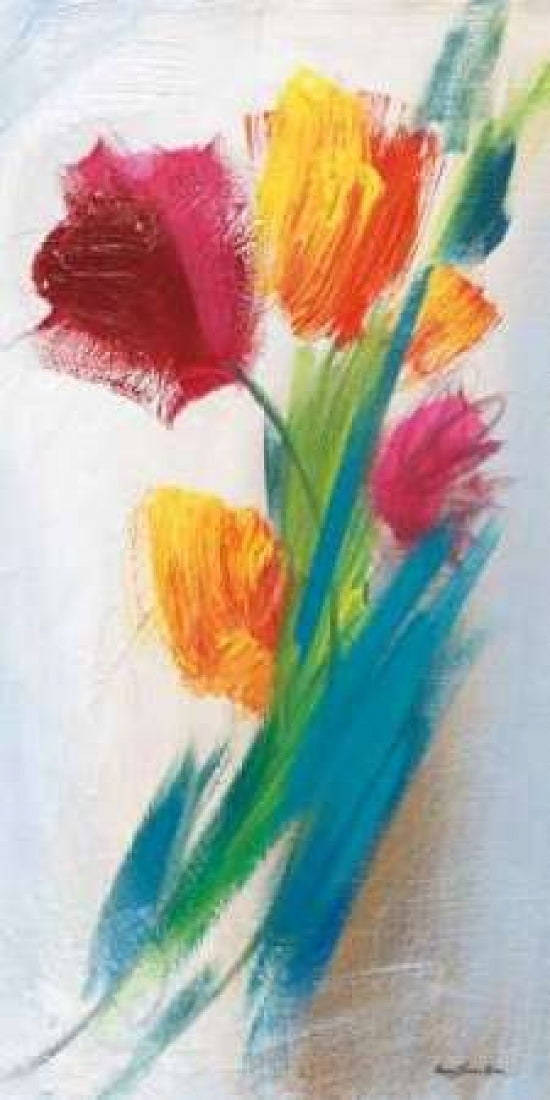 Bright Tulip Bunch I Poster Print by Karen Lorena Parker-VARPDX16097 Image 1