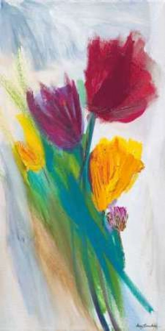 Bright Tulip Bunch II Poster Print by Karen Lorena Parker-VARPDX16098 Image 1