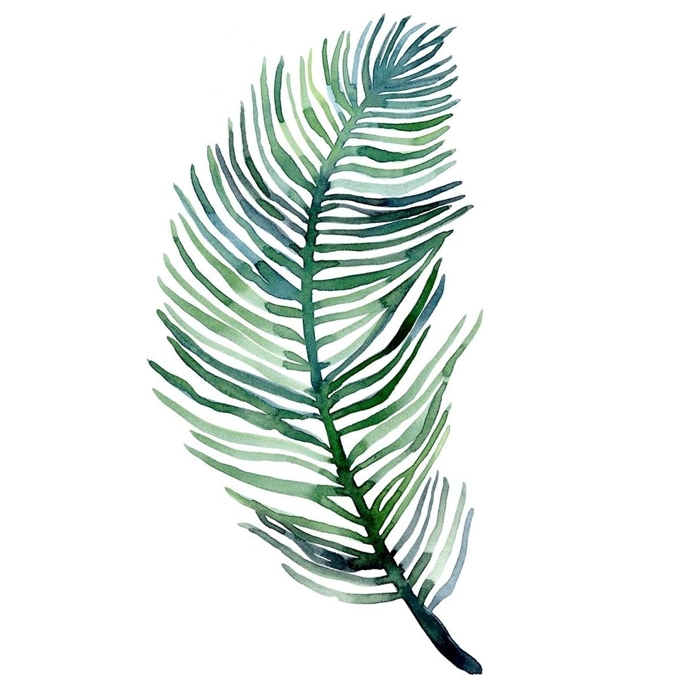 Watercolor Palm Leaves III Poster Print - Emma Scarvey-VARPDX161636Z Image 1