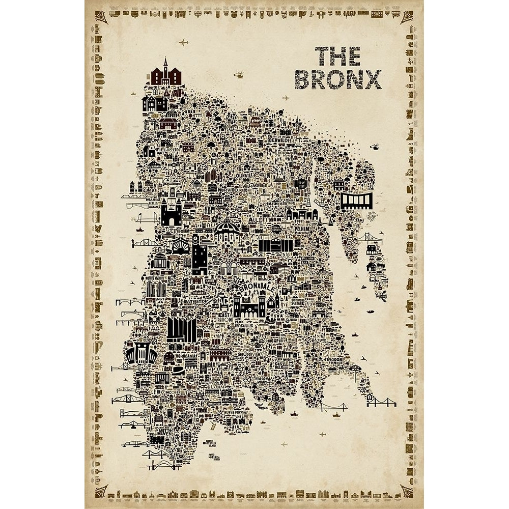 Antique York Collection-Bronx Poster Print - Rafael Esquer-VARPDX161701Z Image 1