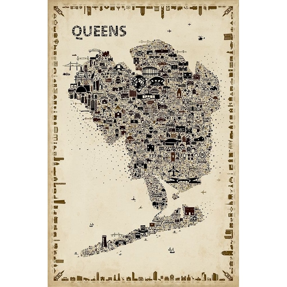 Antique York Collection-Queens Poster Print - Rafael Esquer-VARPDX161702Z Image 1