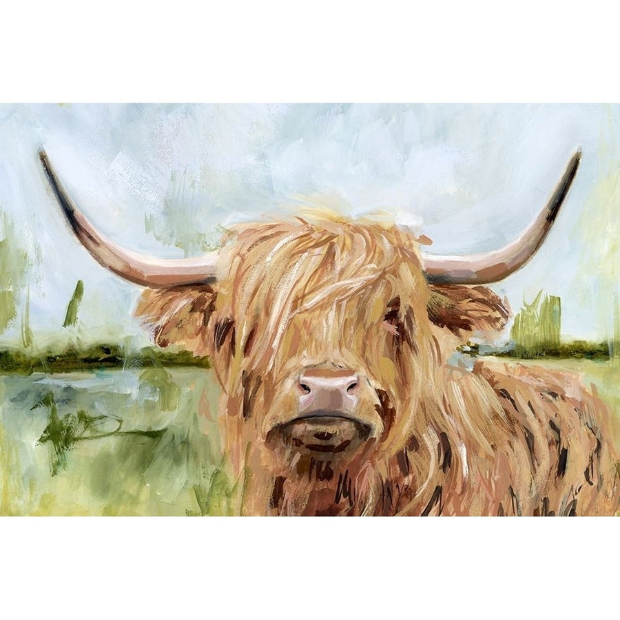 Custom Highland Grazer I Poster Print - Victoria Borges-VARPDX162425GG Image 1