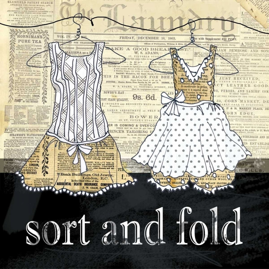 Sort and Fold Poster Print by Carol Robinson-VARPDX16377 Image 1