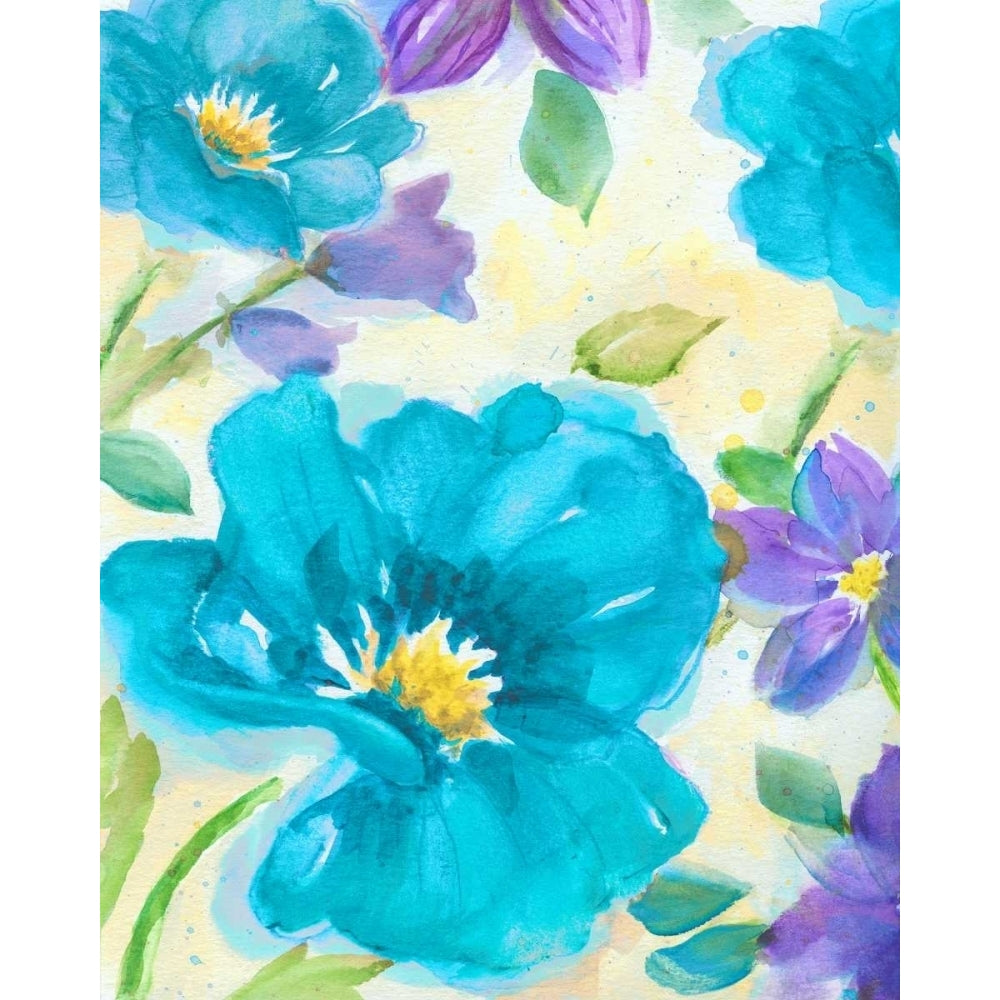 Bright Poppy Blue I Poster Print by Nan-VARPDX16404 Image 1