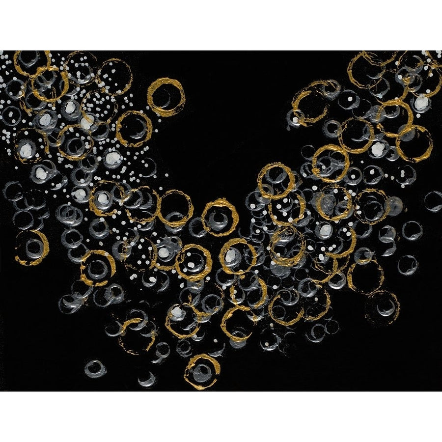 Black and Gold Bubbles I by Merri Pattinian-VARPDX16521F Image 1