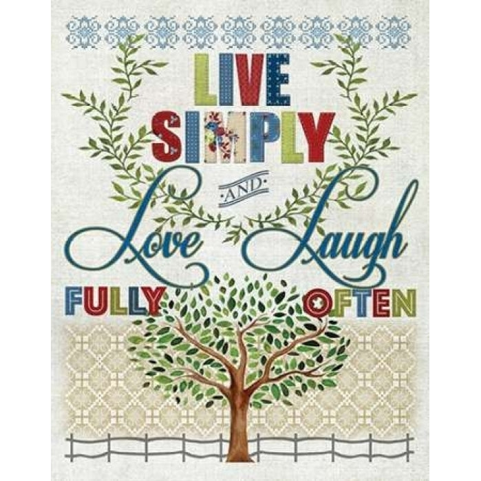 Live Simply Poster Print by Conrad Knutsen-VARPDX16522 Image 1