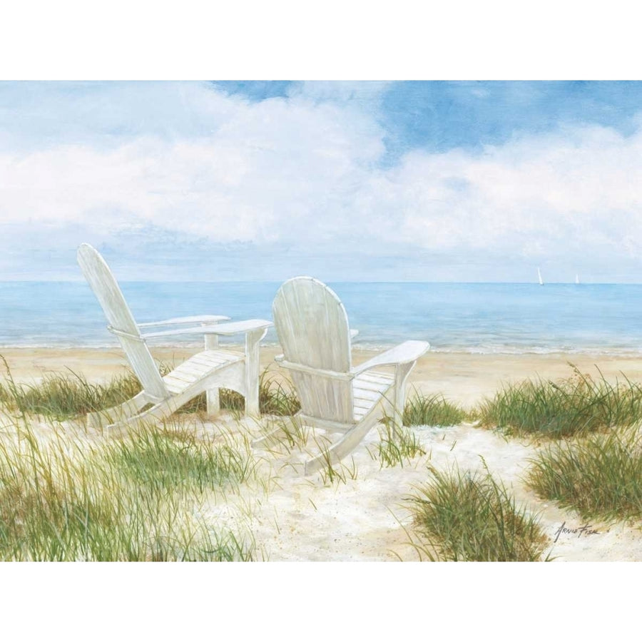 Beach Chairs Poster Print by Arnie Fisk-VARPDX16587 Image 1