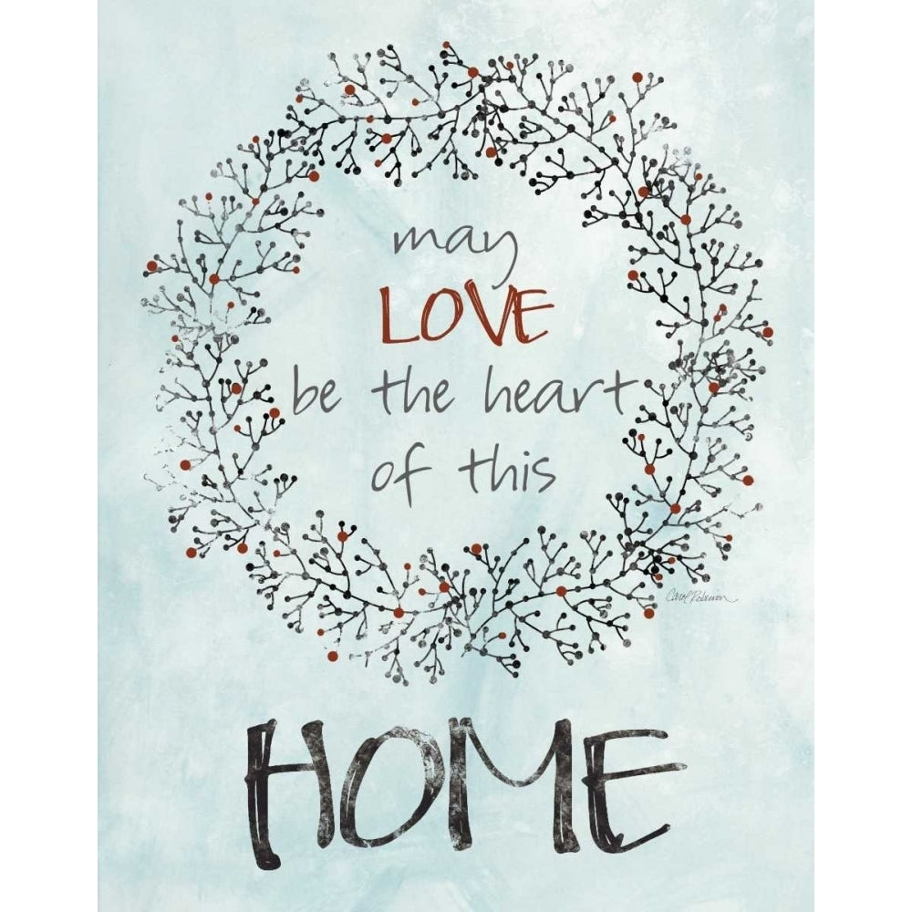 Home Love Wreath Poster Print by Carol Robinson-VARPDX16650 Image 2