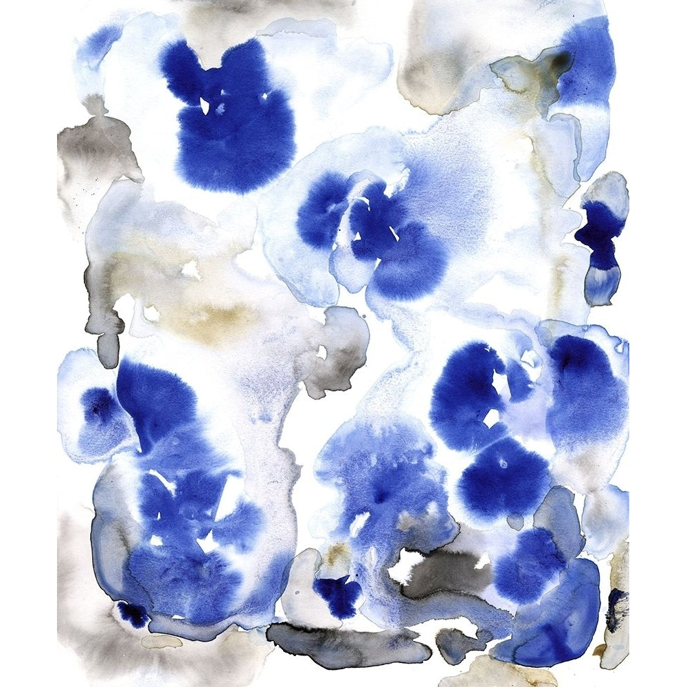 Blue Pansies I Poster Print - Tim OToole-VARPDX166598FN Image 1