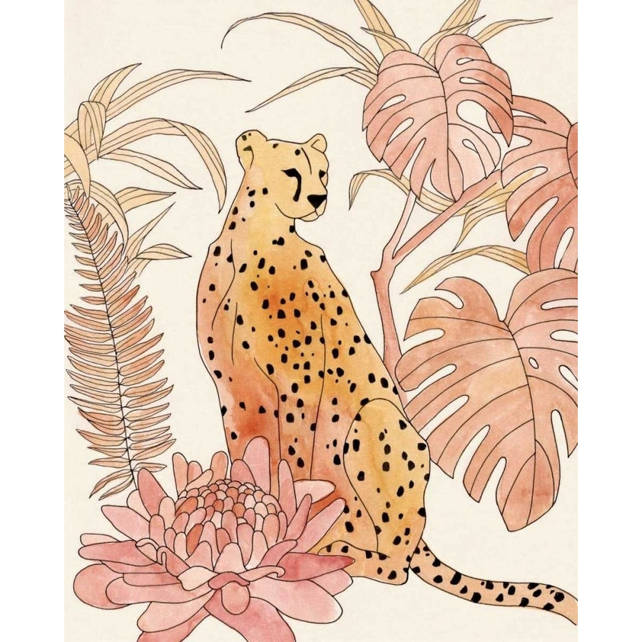 Blush Cheetah III Poster Print - Annie Warren-VARPDX167364Z Image 1