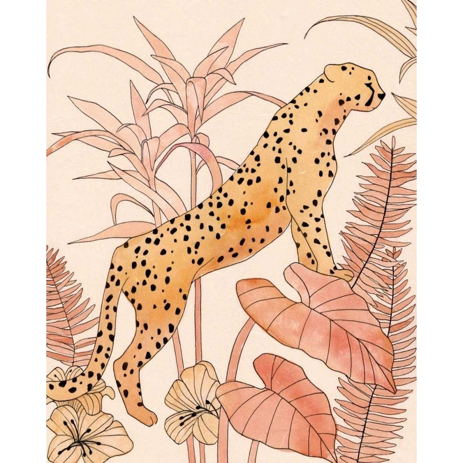 Blush Cheetah II Poster Print - Annie Warren-VARPDX167363Z Image 1