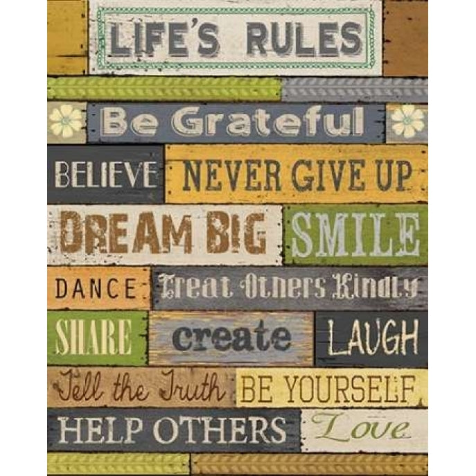 Lifes Rules Poster Print by Conrad Knutsen-VARPDX16782 Image 1