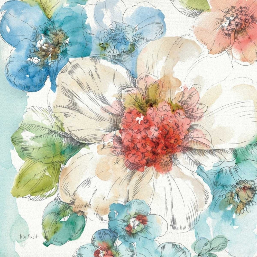 Summer Bloom III Poster Print by Lisa Audit-VARPDX16817 Image 2