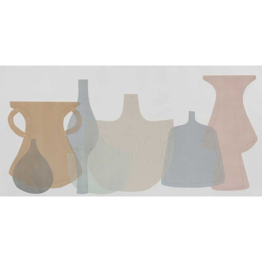 Soft Pottery Shapes III Poster Print - Rob Delamater-VARPDX168903Z Image 1