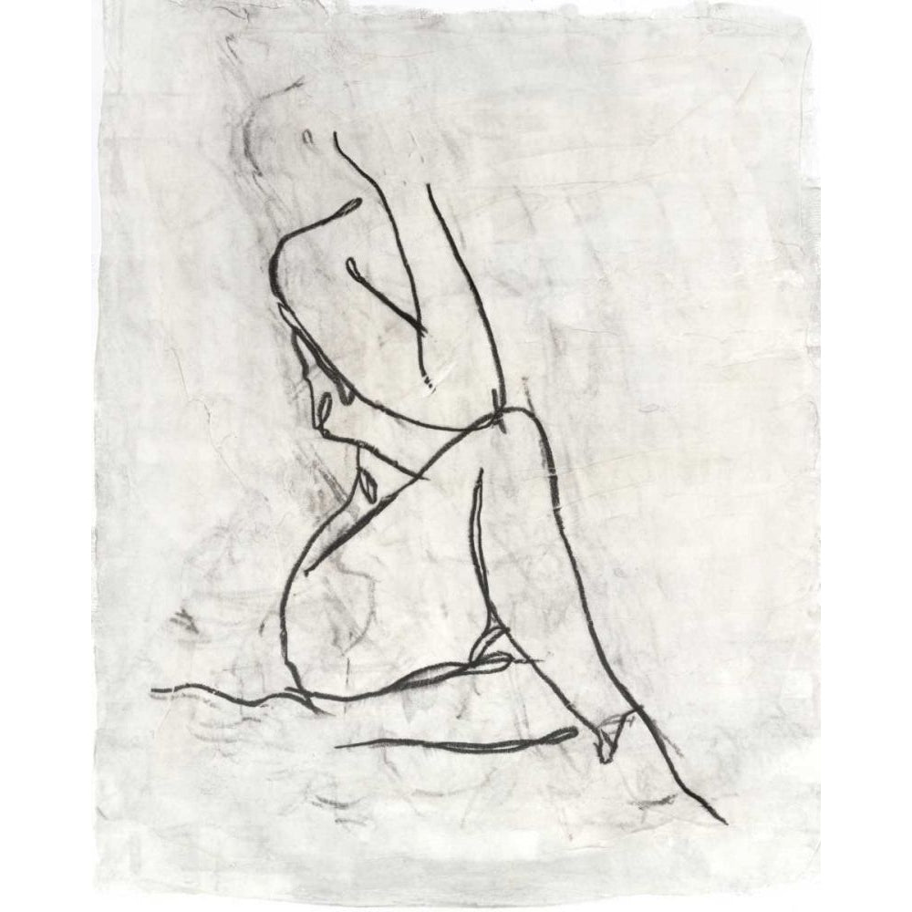 Embellished Nude Contour Sketch I Poster Print - Ethan Harper-VARPDX169121ZE Image 1