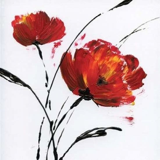 Red Poppy Splash I Poster Print by Nan-VARPDX16920 Image 1