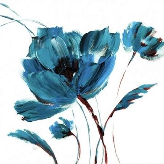 Blue Poppy Splash III Poster Print by Nan-VARPDX16925 Image 1