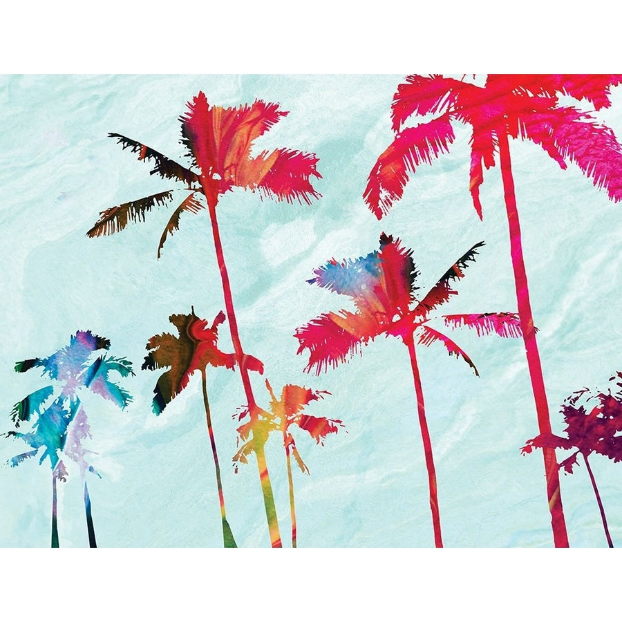 Colorful Beach Palms Poster Print - Dan Meneely-VARPDX17000FA Image 1