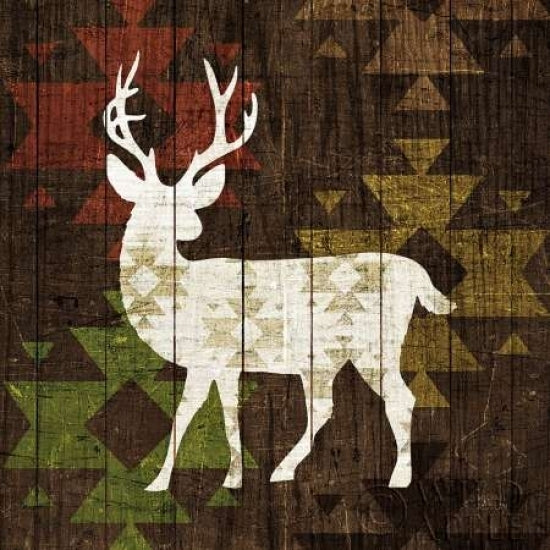 Southwest Lodge - Deer I Poster Print by Michael Mullan-VARPDX17019 Image 1