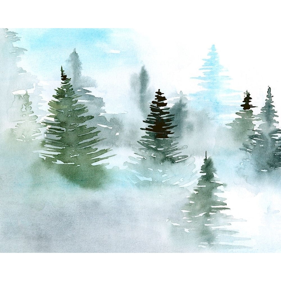 Foggy Evergreens II Poster Print - Jennifer Paxton Parker-VARPDX170587Z Image 1