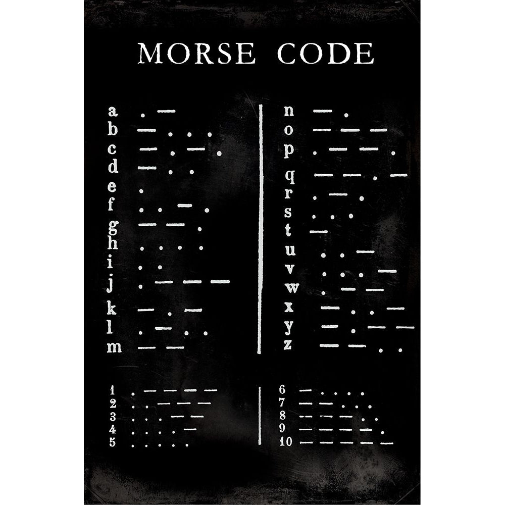 Morse Code Chart Poster Print - Studio Vision-VARPDX170597Z Image 1