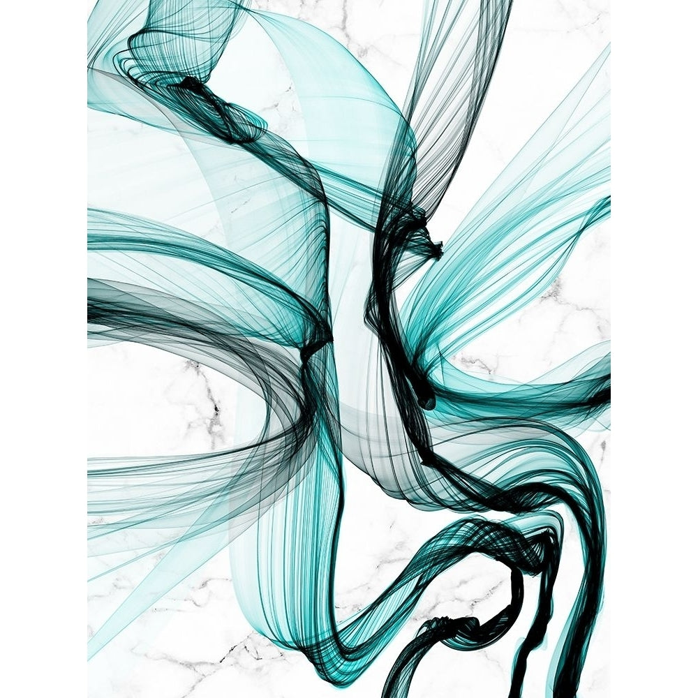 Teal Ribbons VII Poster Print - Irena Orlov-VARPDX171259Z Image 1