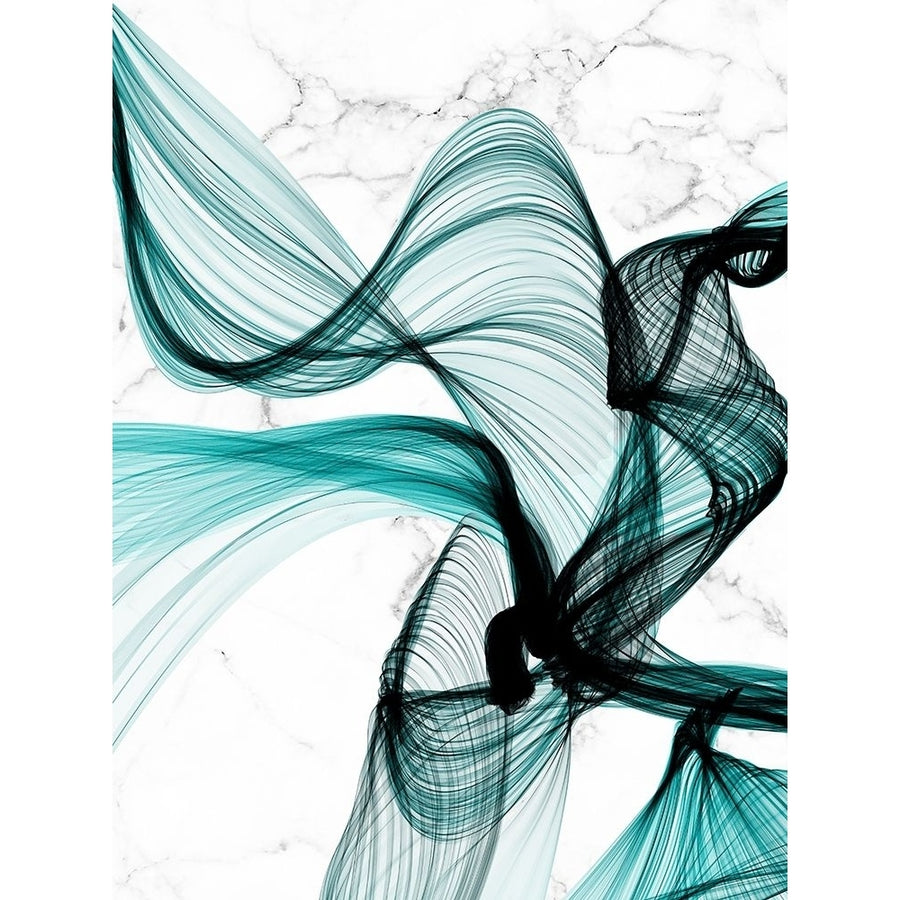 Teal Ribbons VIII Poster Print - Irena Orlov-VARPDX171260Z Image 1