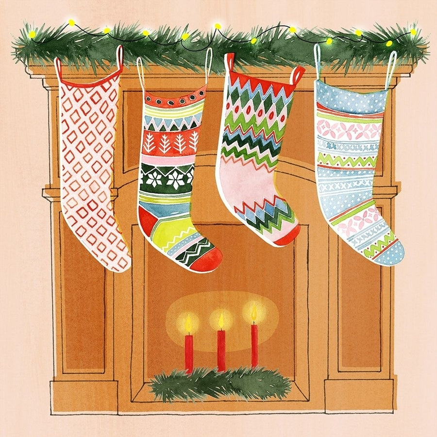 Christmas Stockings I Poster Print - Grace Popp-VARPDX171741D Image 1