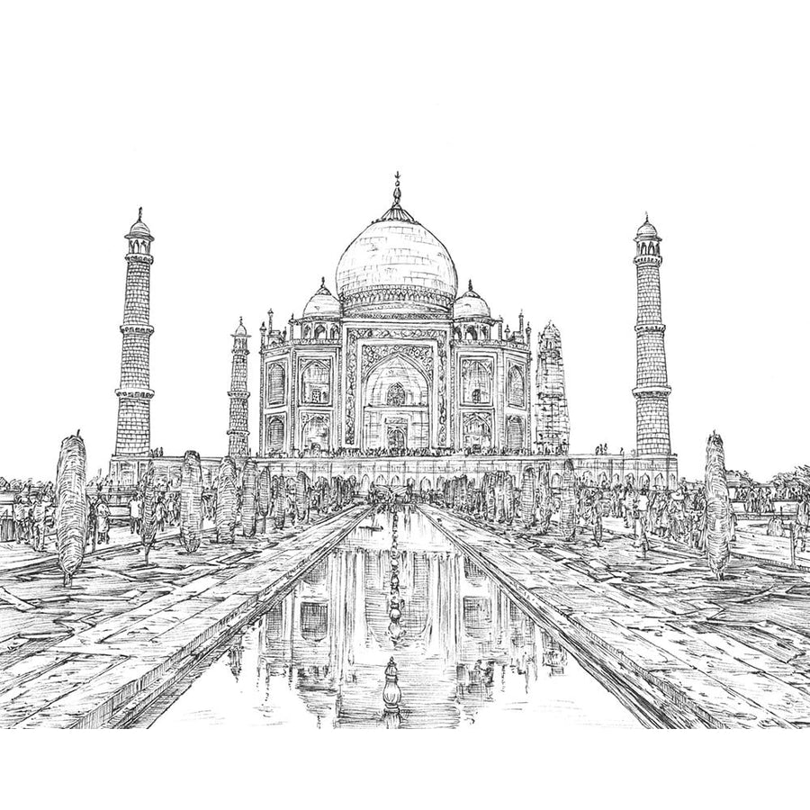 India in Black and White II Poster Print - Melissa Wang-VARPDX172133Z Image 1