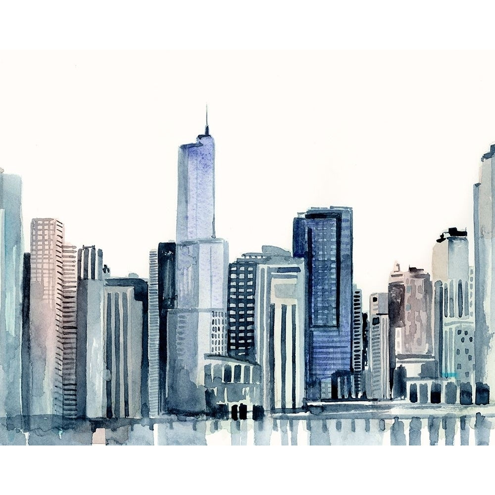 Watercolor Skyline II Poster Print - Victoria Barnes-VARPDX172367Z Image 1