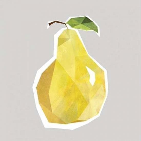 Facet Fruit Pear Poster Print by Carol Robinson-VARPDX17255 Image 1