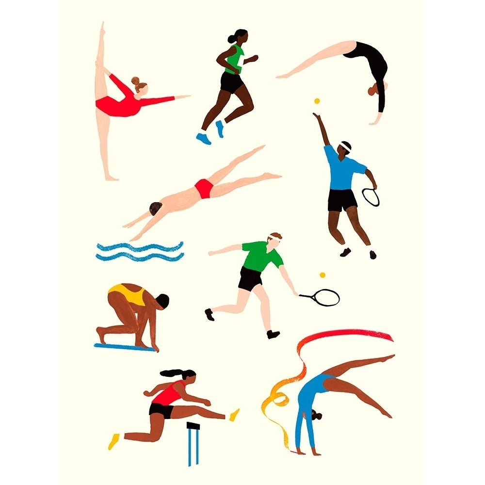 Olympians II Poster Print - Victoria Barnes-VARPDX172826Z Image 1