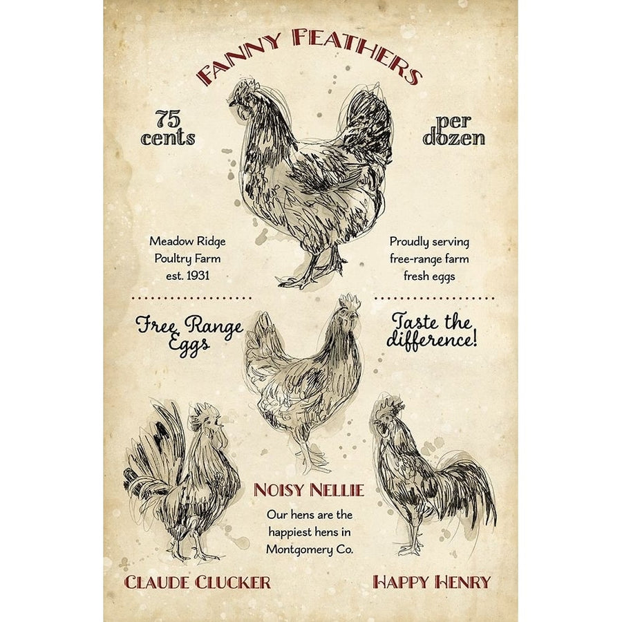 Hen House II Poster Print - W Studio-VARPDX172837Z Image 1