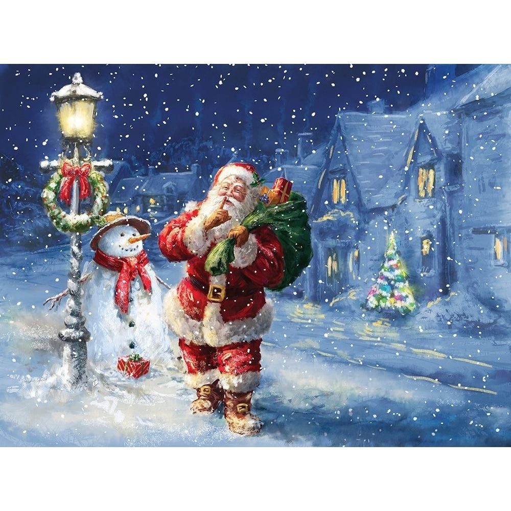 Merry Christmas Night Poster Print by Marcello Corti-VARPDX17335 Image 1