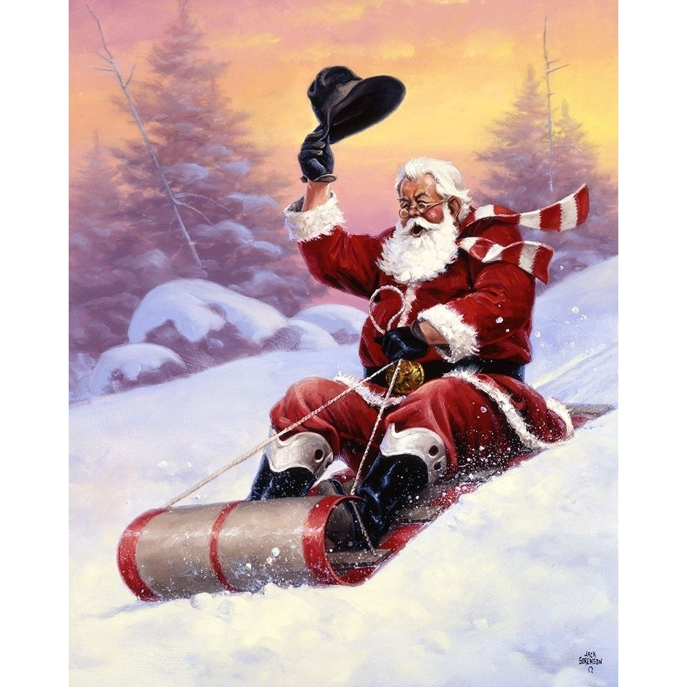 Here Comes Santa Poster Print - Jack Sorenson-VARPDX173575Z Image 1