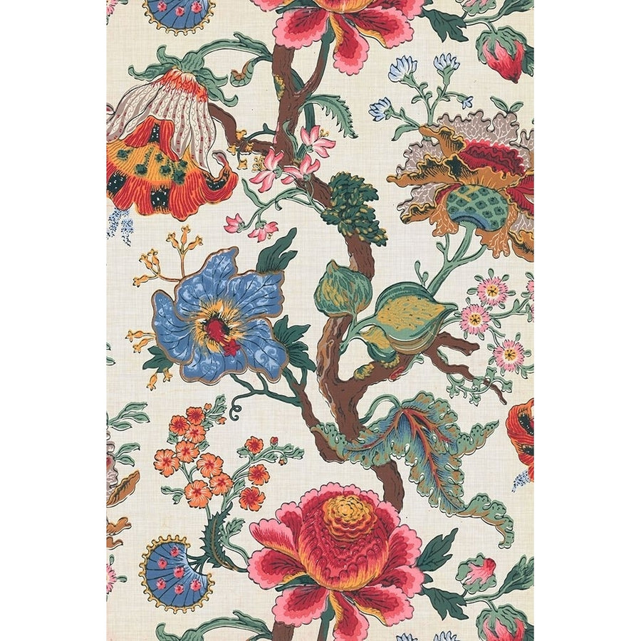 Vintage Jacobean Floral I Poster Print - Mill Archive Baxter-VARPDX174532Z Image 1