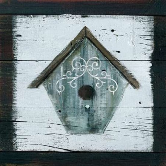 Stained Birdhouse Poster Print by Carol Robinson-VARPDX17477 Image 1