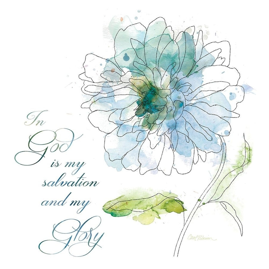 Scripture Bloom IV Poster Print by Carol Robinson-VARPDX17505 Image 1