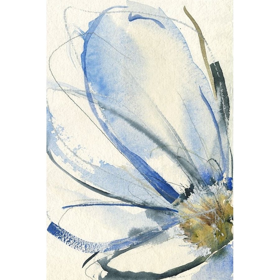 Cobalt and Paynes Petals I Poster Print - Jennifer Goldberger-VARPDX176117FN Image 1