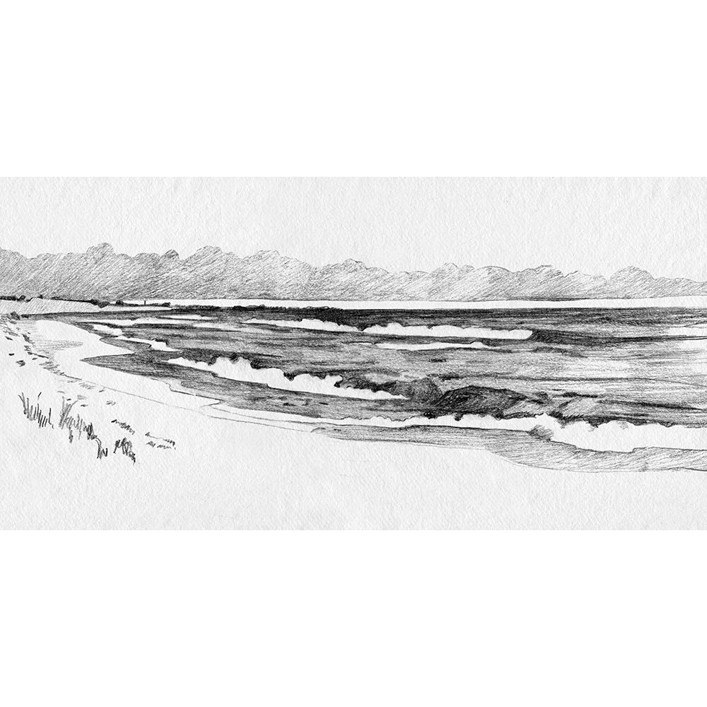 Quiet Ocean Sketch I Poster Print - Emma Caroline-VARPDX176126Z Image 1