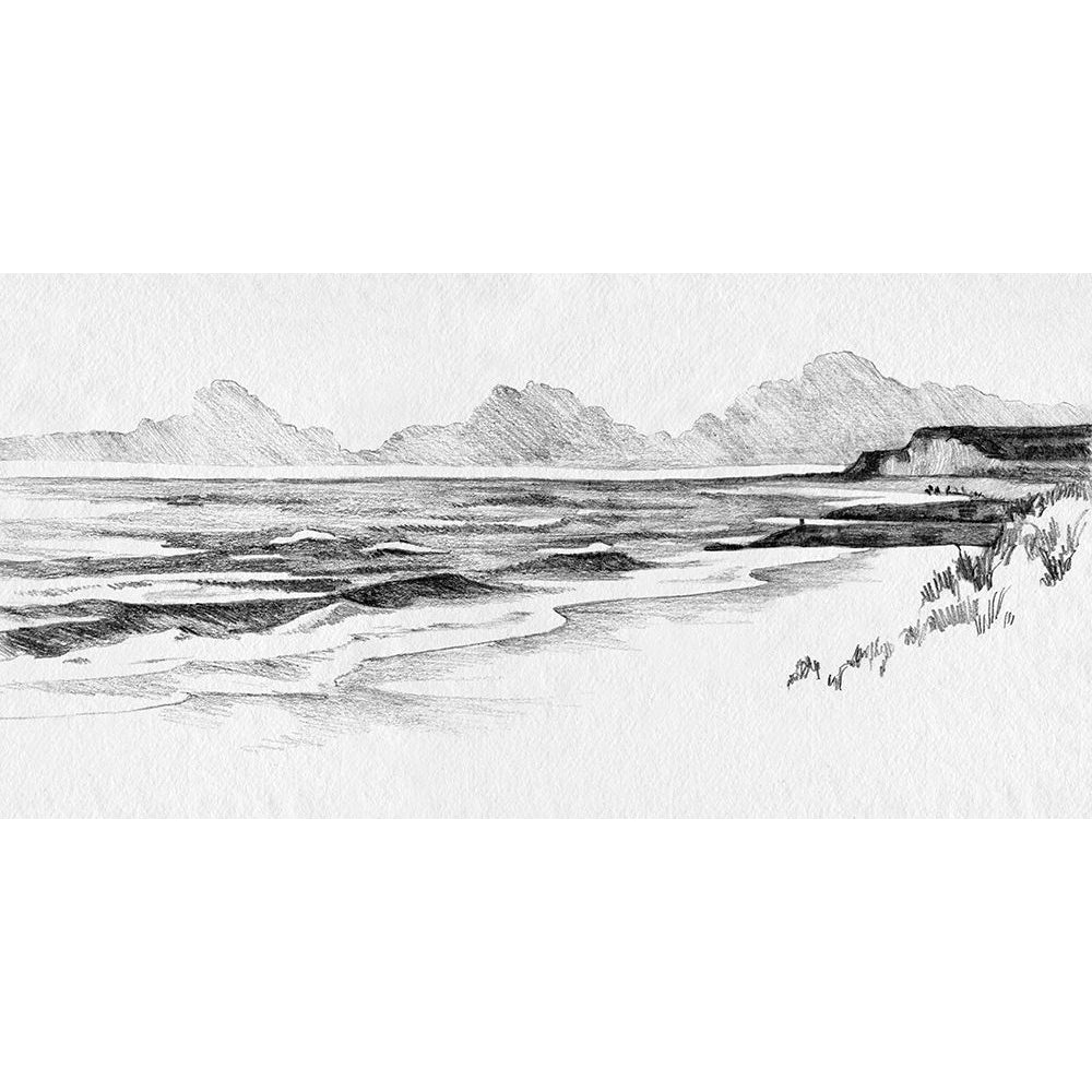 Quiet Ocean Sketch II Poster Print - Emma Caroline-VARPDX176127Z Image 1