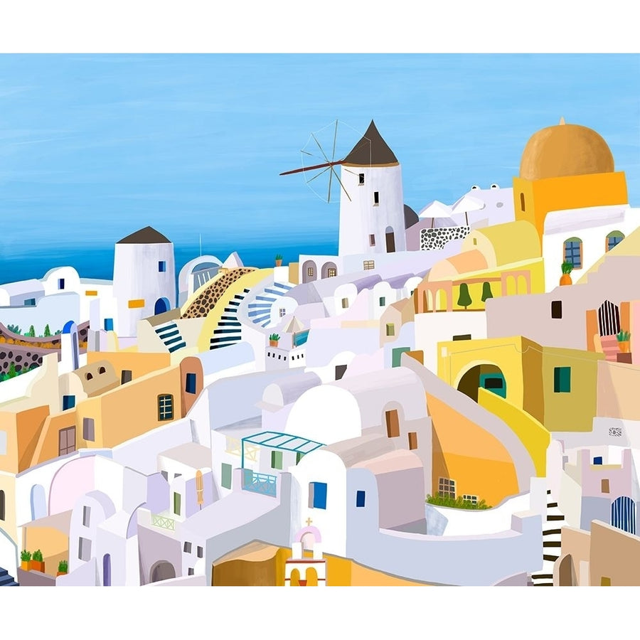 Greek Buildings I Poster Print - Carla Daly-VARPDX177420Z Image 1