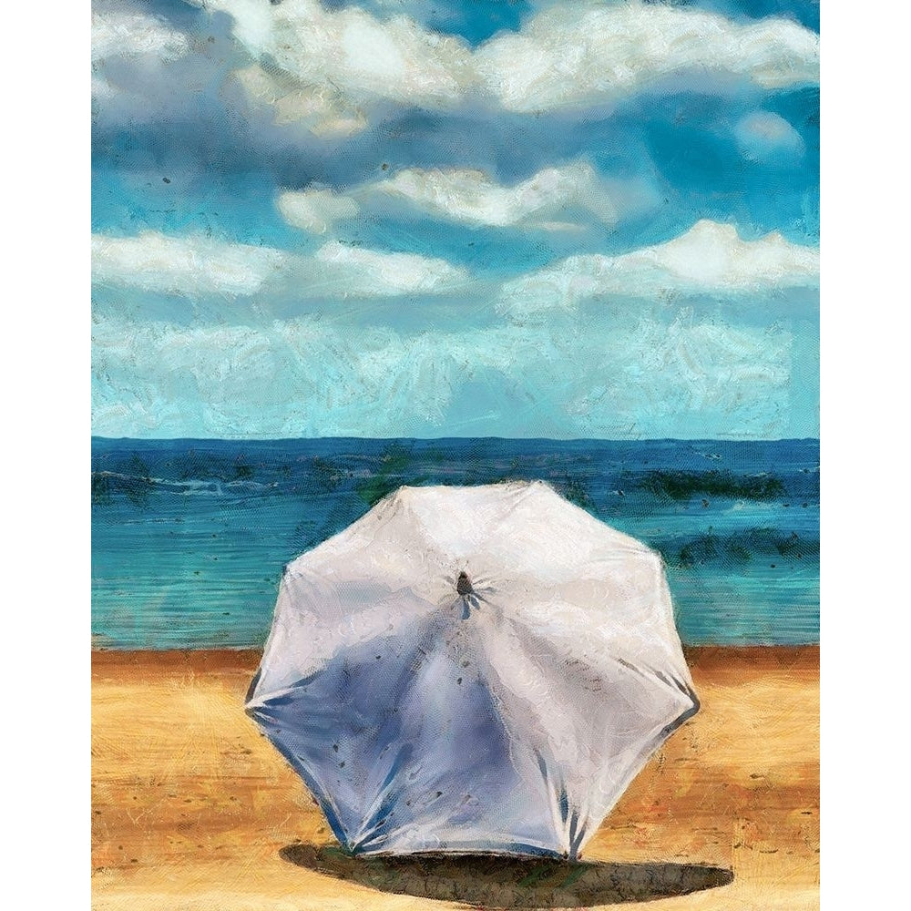 Beach Umbrella II Poster Print - Alonzo Saunders-VARPDX177902Z Image 1