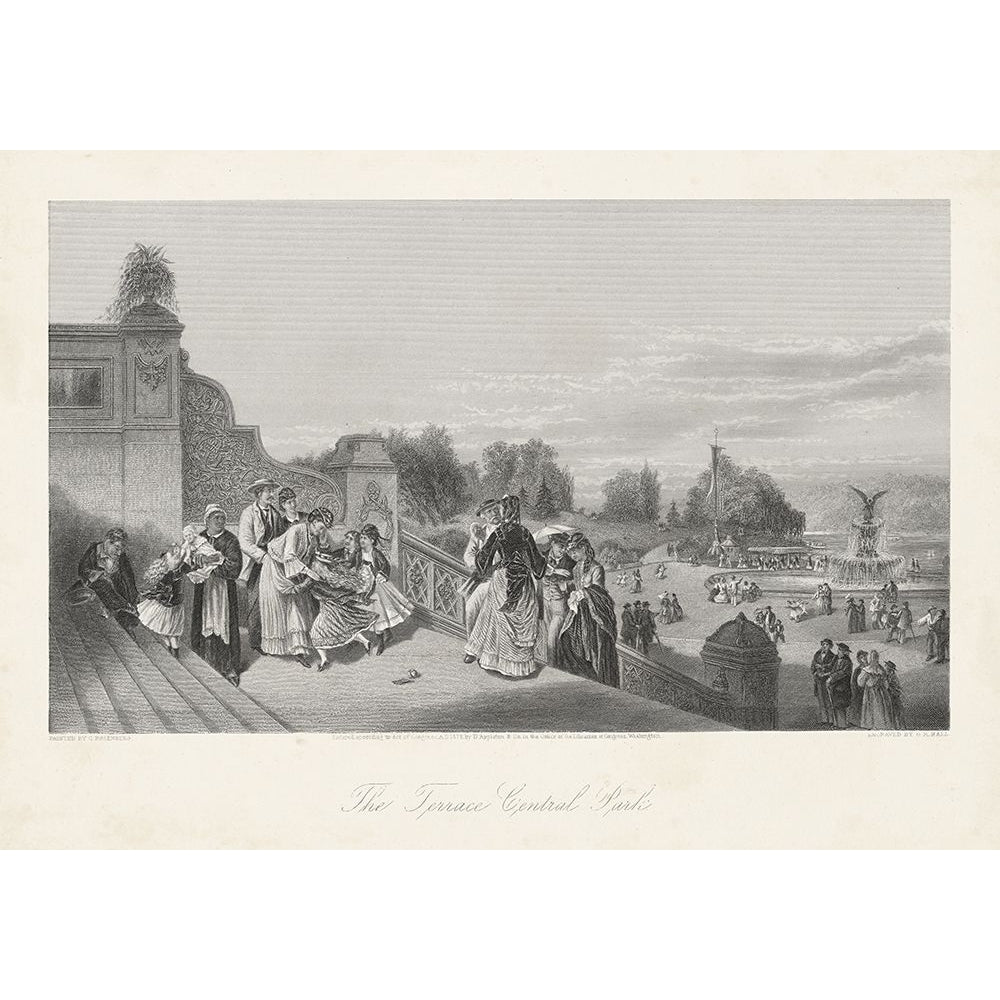 The Terrace-Central Park Poster Print - William Cullen Bryant-VARPDX178346Z Image 1