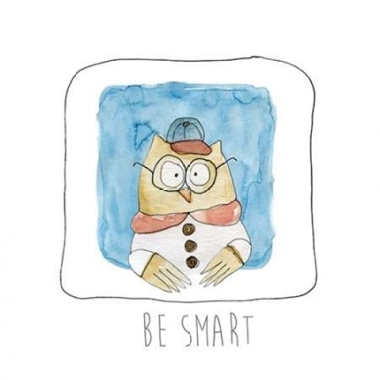 Be Smart Poster Print by Carol Robinson-VARPDX17889 Image 1