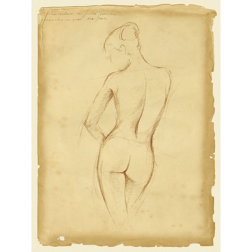 Custom Antique Figure Study II Poster Print - Ethan Harper-VARPDX179633Z Image 1