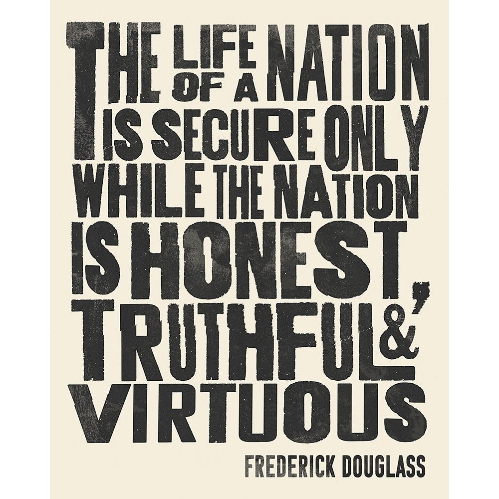 Frederick Douglass Quote II Poster Print - Victoria Barnes-VARPDX180102Z Image 1