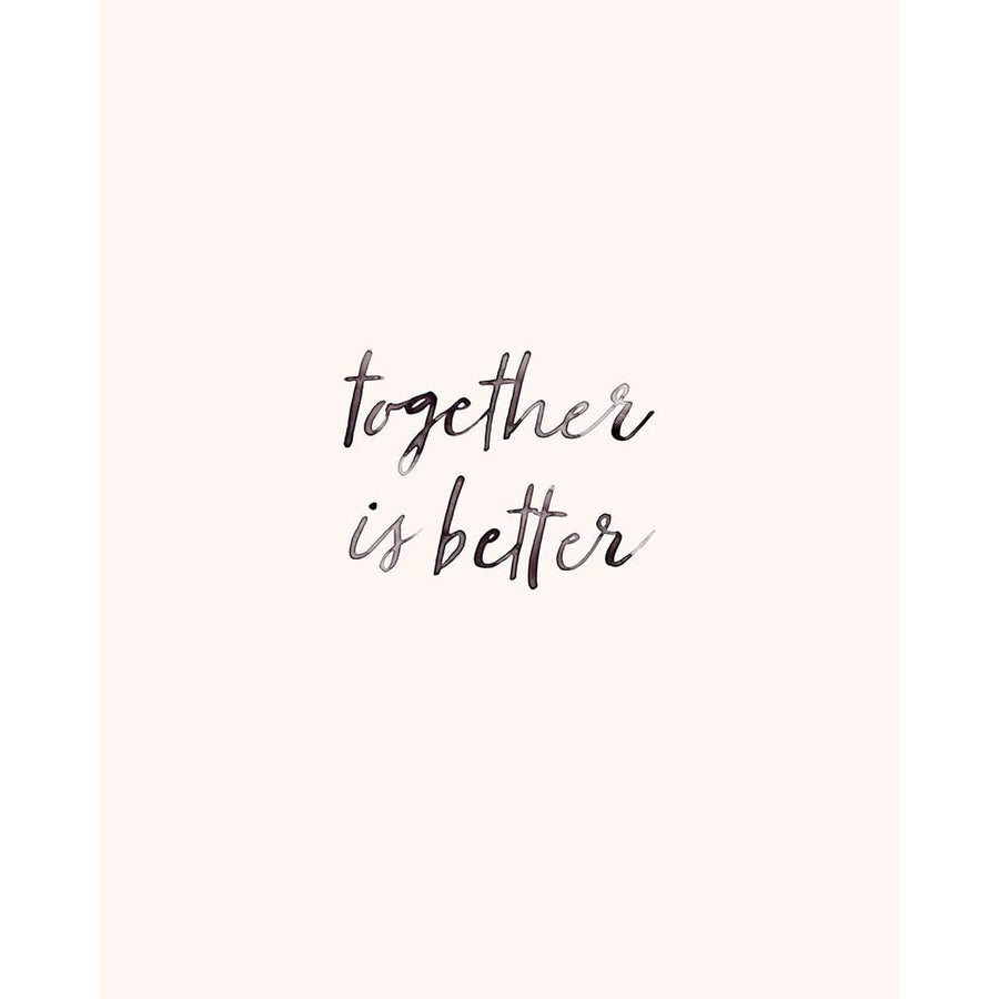 Together Text I Poster Print - Victoria Barnes-VARPDX180528Z Image 1