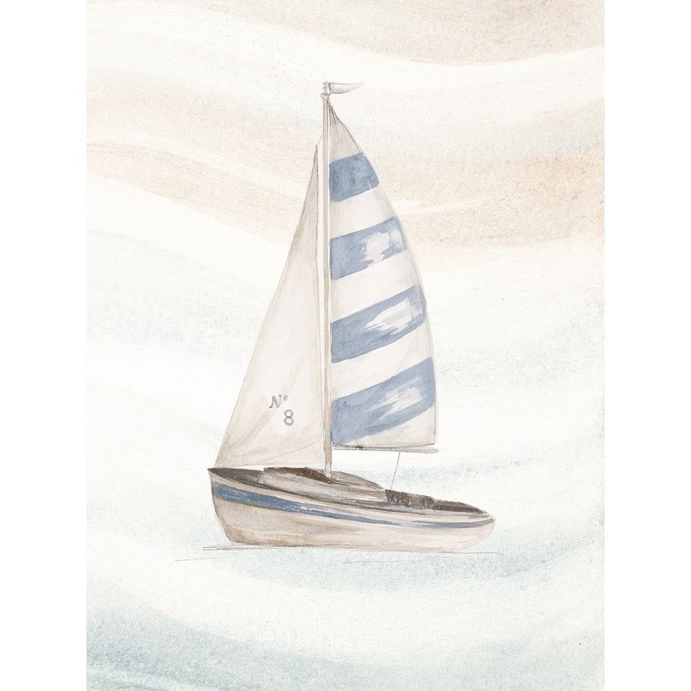 Ocean Oasis Little Sail II Poster Print - Patricia Pinto-VARPDX18056B Image 1