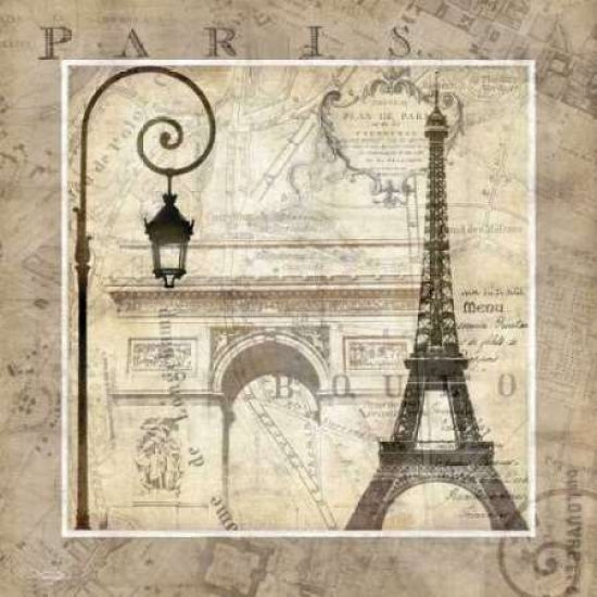 Paris Holiday Poster Print by Keith Mallett-VARPDX18100 Image 1